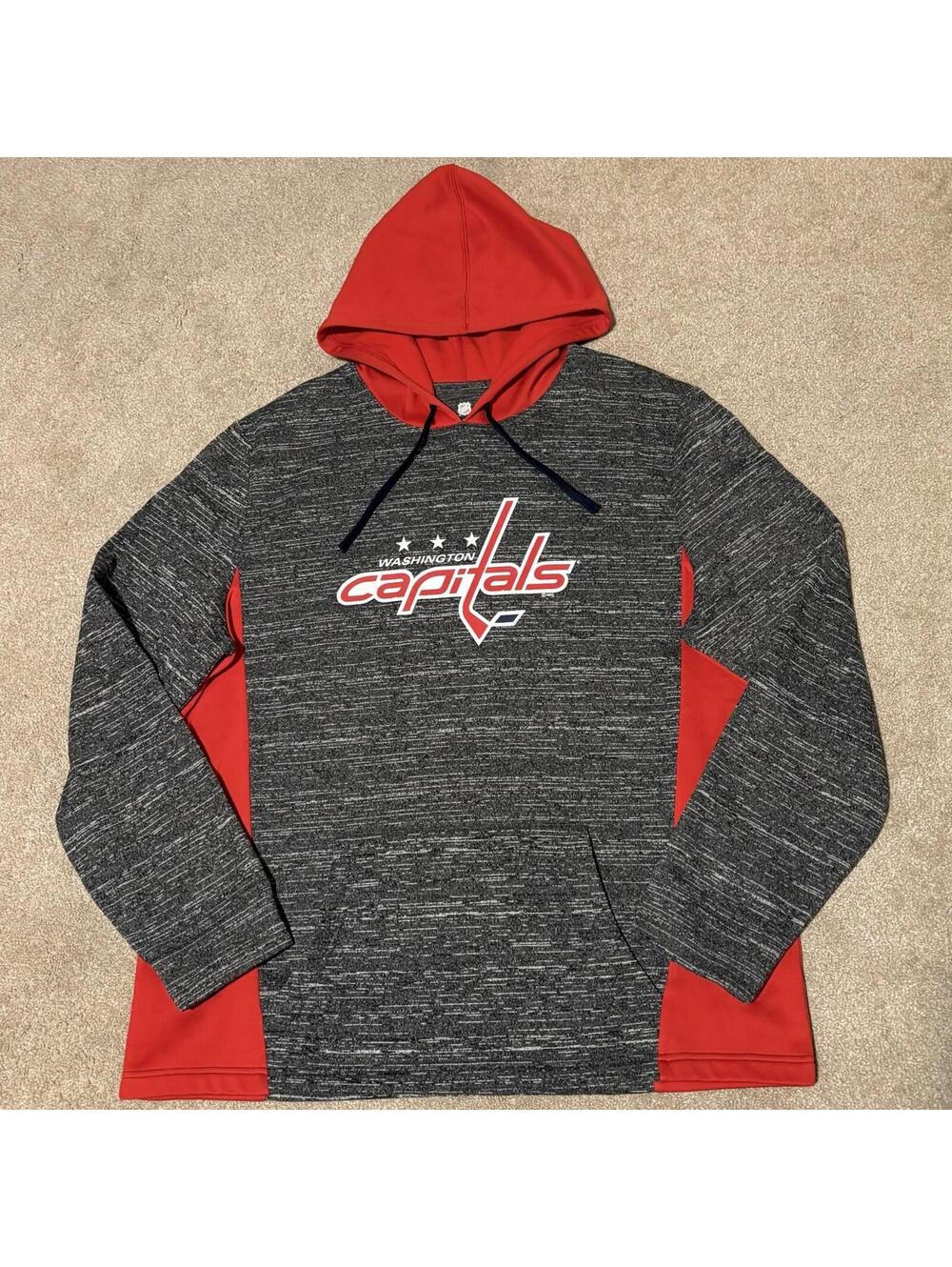 Washington Capitals Fanatics Men’s Hoodie Sweatshirt Pullover NHL Hockey, Sz XL